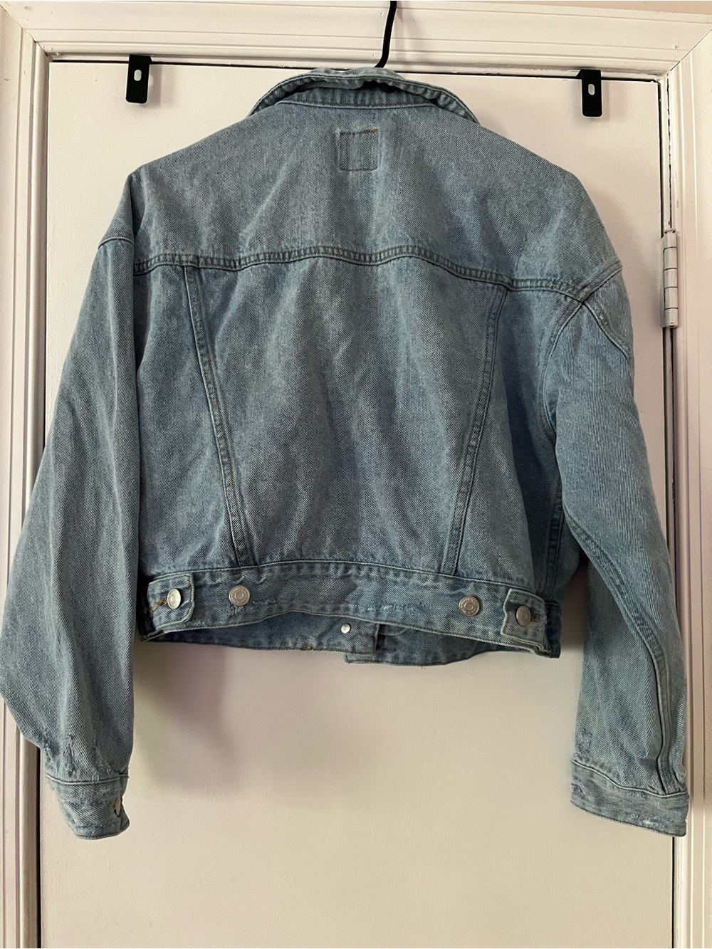 Wild Fable Light Wash Cropped Denim Jacket Size XS - Picture 3 of 3